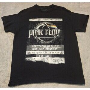 Pink Floyd Short Sleeve Graphic T-Shirt Spectacular Show Concert Size Large
